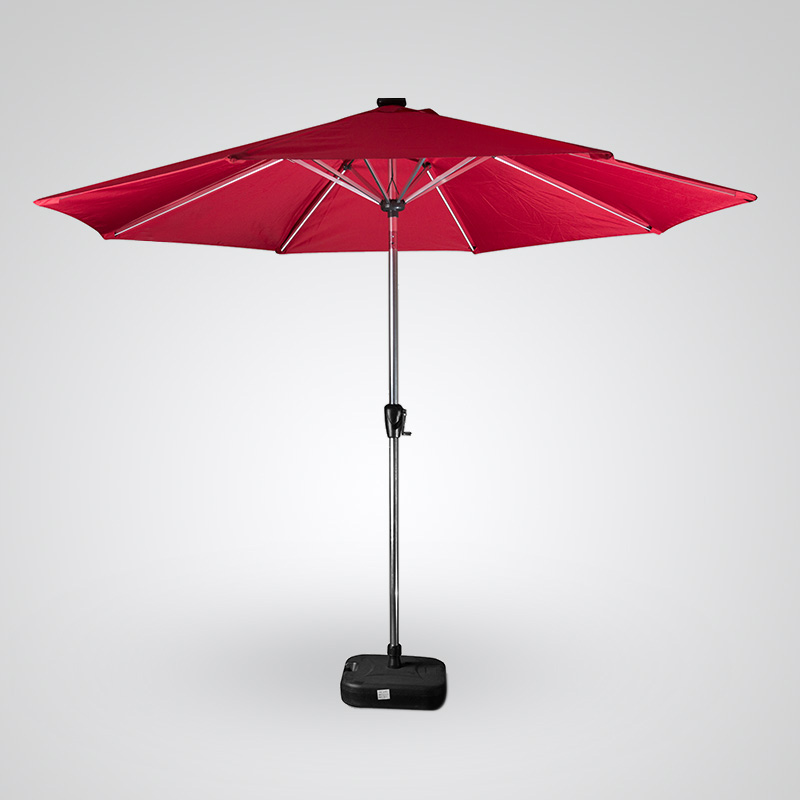 Solar Powered LED Light Umbrella